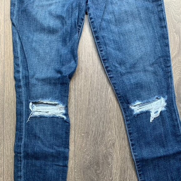 Joe’s Jeans Skinny Jeans Icon Aydin Distressed asymmetrical hem denim  mid rise - Picture 9 of 16